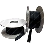 Industral Gradeナイロン編組Sleeving 2.5" ブラック BSNY-J-250-25