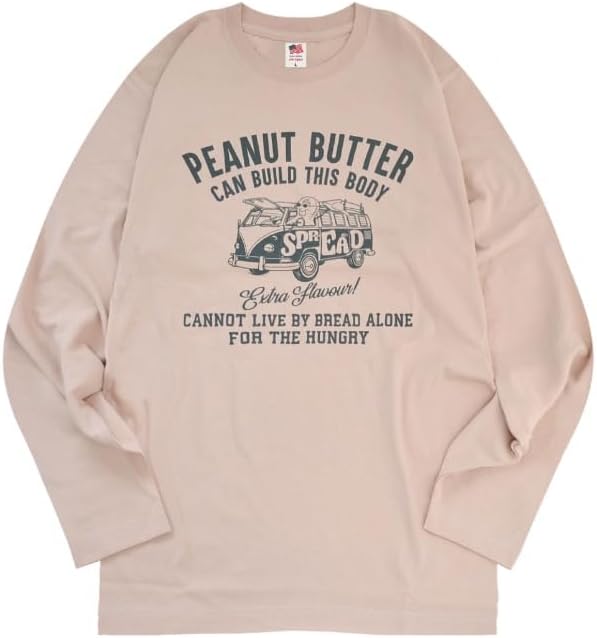 [ヨシダユウ] ロンT レディース メンズ 長袖 Tシャツ 綿 USA コットン クルーネック