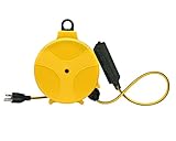 Designers Edge E315 20-Foot Yellow Retable Extension Cord Reel [並行輸入品]