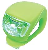 光って安全、光り方 ３パターン、ＬＥＤシリコンライト 【2個セット】 バック に 傘 に 自転車 に 【交通安全用品】 (グリーン)