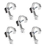 mountain ark 5 Pack 132lb Stage Light Clamps Aluminum Truss Clamp for DJ Products Par Light Fit 30-5