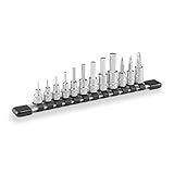 トネ(TONE) ヘキサゴンソケットセット(ホルダー付) HH212 差込角6.35mm(1/4") 内容12点