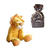 メモリアルギフト 洗えるぬいぐるみ ミンクプラッシュ ライオン 通常大人ラッピング