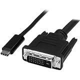 StarTech.com USB-C - DVIケーブル 1m 1920x1200対応 ブラック CDP2DVIMM1MB