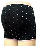 ネトゥル マイクロファイバードット柄ベルト内臓タイプマタニティガードル M ブラック 4826