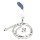 uxcell シャワーホースセット　シャワー用ホース　シャワーヘッド　ステンレス鋼　　プラスチック　ブラケットセット