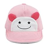 ベビーゴー　キッズキャップ　子供帽子　子供ハット　日よけ　韓国風　ベビーガールズ　お出かけ　UVカート　紫外線対策　ピンク