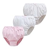 (ビメイゴー) Bmeigo パンツ ショーツ 女の子 子供 下着 インナー 3枚組 綿100% 優しい キッズ ストライプ柄 リボン ケーキ チェリー柄 肌着 通気 女児 幼児 保育園 小学生 快適
