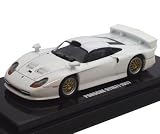 京商オリジナル 1/64 ポルシェ911GT1 1997/ホワイト 完成品