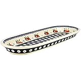 Zaklady Ceramiczne Boleslawiec/ザクワディ ボレスワヴィエツ陶器 長皿28cm-479
