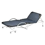 CtoC JAPAN Select ベッド おりたたみ ネイビー 幅99cm×奥行209cm×高さ42～80cm