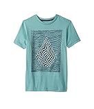 (ボルコム) VOLCOM キッズTシャツ Warble Stone Short Sleeve (Toddler/Little Kids) Sea Blue XL n/a [並行輸入品]