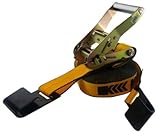 Kinedyne 2 " x 30 ftラチェットストラップフラットフック付き