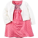 Carter's(カーターズ) 2ピースドレス&カーディガンセット ピンク ワンピース 3ヶ月【並行輸入】