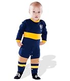 Footysuit FOOTYBJ612ボカ・ジュニアーズベビーSleepsuit、6-12ヶ月