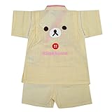 リラックマ Rilakkuma 甚平 綿素材半袖 じんべい 夏物 rkm-07 95cm コリラックマ