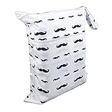 LOVE MY Solid Baby Wet and Dry Cloth Diaper Bag,(Gentleman's beard) by LOVE MY