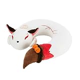 yuanshiming Cute Little Dragon U字型枕首枕(レッド)