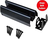 Heavy Metal改ざん防止6 " Heavy Dutyセキュリティ留め金 – Stopsボルトカッター – ブラックパウダーコート