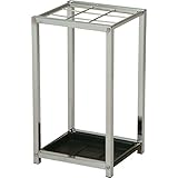 傘立て/アンブレラスタンド（小） スリムタイプ スチール幅26.5cm 水受け皿付き FB-3013C