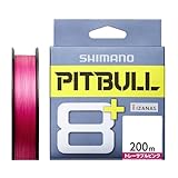 シマノ(SHIMANO) PEライン ピットブル8+ 200m LD-M61T 1号(23.1lb) トレーサブルピンク