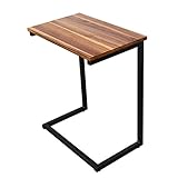 サイドテーブル HOMEMAXS ベッド ソファー ノートPC台 スタンド ちゃぶ台 組み立て式 幅56×奥行36×高さ67cm