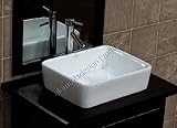 バスルームセラミック磁器Vessel洗面化粧台シンク7050 / c1コンボ+無料クロム蛇口、Pop Upドレイン