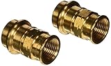 Viega ProPressブロンズアダプタとメス3 / 4インチby P Xメス1 / 2インチNPT 2 Pack 77902 2