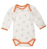 Under the Nile Organic Long Sleeve Bodysuit (3-6 Months, Skye/Coral Print) by Under the Nile [並行輸入品]