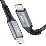 NIMASO USB C Type C to Type C ケーブル (1.0m グレー) PD対応 60W 3A急速充電 高耐久ナイロン編