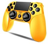 【2021年最新】MAXKU PS4 コントローラー Bluetooth プレステ4 コントローラー リンク遅延なし HD アルショック4 耐久ボタン ヘッドフォンジャック スピーカー デュ PS4/PS3/PC対応コントローラー 日本語取扱説明書