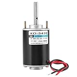 電気モーター 直流電動機 12 / 24V 30W 永久磁石 高速 直流電動機 CW / CCW(24v)