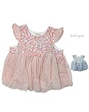 【子供服】 kids zoo (キッズズー) 小花柄チュール切替チュニック 70cm～110cm W44802