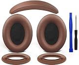 SOULWIT イヤーパッド + ヘッドバンド + イヤーパッドカバー Bose QuietComfort 15 (QC15)/QuietComfort 2 (QC 2) 用 ヘッドセット 交換 キット ヘッドホン 替え パッド 劣化防止 クッション (コーヒー)
