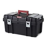 Craftsman 19 Inch Tool Box with Tray - Black/Red [並行輸入品]