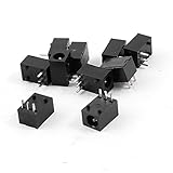 uxcell PCB DC ジャック 3.5mm x 1.3mm 3 ピン DC ジャック PCB 10個入り