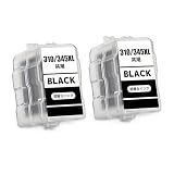 キヤノン用 BC-310/345 BC-311/346 共通用 詰め替えインク ブラック顔料 BC-310/345XLBK×2 大容量 高発色 対応機種:PIXUS MP493 MX420 MP280 MX350 MP490 MP480 MP270 iP2700【INK-LINK】