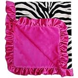 Baby Bella Moma Stroller Blanket -Zebra Hot Pink by Baby Bella Maya