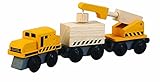 Plan Toys Plancity Push And Pull Crane Train [並行輸入品]