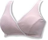 アメジスト ハーフトップブラ ボーダーピンク Mサイズ