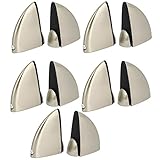 uxcell ガラスクリップ プラスチック 金属 シルバーグレー キッチン ガラス基板ホルダー 10個入り