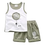 YY-Natuhi ベビー服 子供服 男の子 タンクトップ パンツ 二点セット ボーイズ ショートパンツ かわいい セットアップ 春夏 トップス ズボン トレーナー キッズ服 綿 七五三 吸汗 1~3