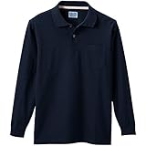 SOWA(ソーワ) 長袖ポロシャツ ネイビー LLサイズ 50590