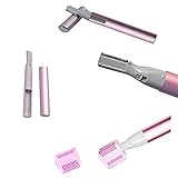 LuxBene(TM) 2PCSメイクアップガールレディー眉毛トリマー眉毛ヘアシェーバートリマー間伐くしシェーピング眉毛グルーミング美容ツール