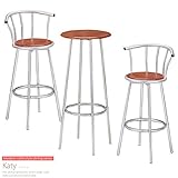 カウンターテーブルセット テーブル カウンターテーブル セット 3点セット