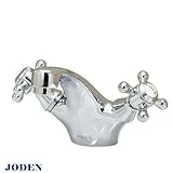 【JODEN】クロスバードCH（クロム）　洗面用2ハンドル ワンホール混合栓 クラシック水栓 2PCMS