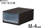 クローゼット用衣装ケース53M 4個組同色セット