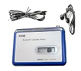 Bluetooth4.2対応 カセットプレーヤー 古いカセットテープを再生可 有線/無線両対応 USB/乾電池 両電源対応 有線イヤホン付属 Bluetoothイヤホンでカセットテープが聞ける ポータブル カセットテープ再生機 FMTEZCAP215