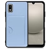 LOOF SKIN SLIM-SLOT AQUOS wish3 SH-53D / A303SH / A302SH 用 アクオス ウィッシュ ケース カバー カードポケット カード収納 カード 背面 スマホケース スマホカバー 背面カード収納 [ベビーブルー]