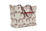Pink Lining Notting Hill Tote Zebra Crossing Changing Bags by Pink Lining